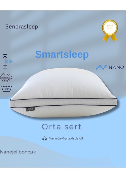 Smartsleep Orta Sert Yastık