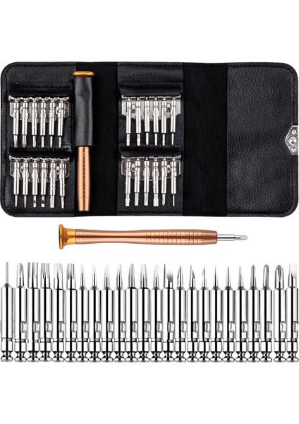 25 In 1 Mini Has Tornavida Manyetik Set Torx Tornavida Açma Onarım Araçları Kiti Iphone Kamera Izle Pc Içinrenk:25 In 1 Set Klips (Yurt Dışından)