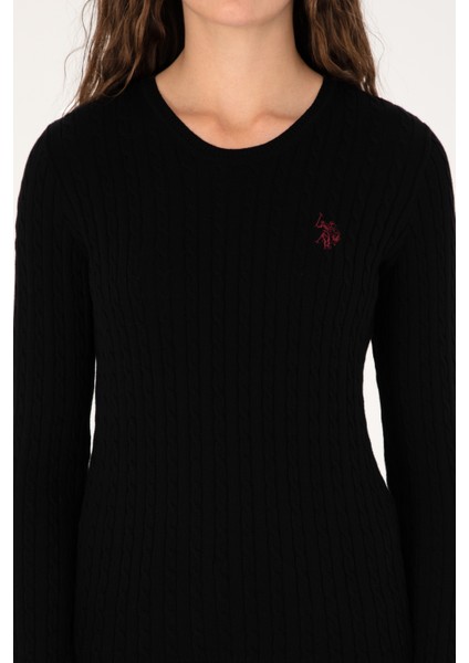 Kadın Siyah Kazak /triko 50313626-VR046