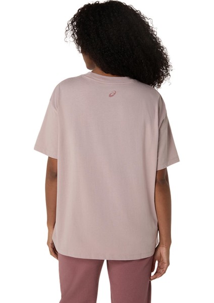 Asics Logo Tee Kadın Açık Kahvrerengi Kısa Kollu Tshirt 2032C843-702 modelleri