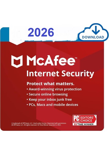 Internet Security 2026 -Sınırsız Cihaz 1 Yıl Abonelik Kodu