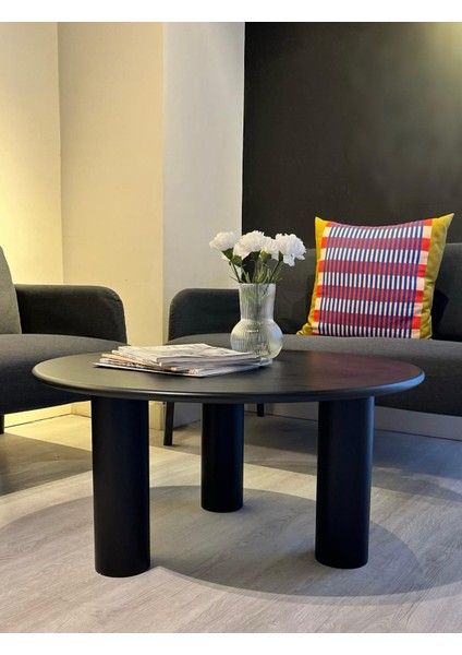 Linen Orta Sehpa Siyah