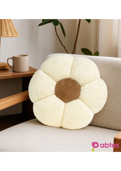 Peluşçu 2'li Dekoratif Papatya Şeklinde Peluş Yastık 40 cm – Yumuşak ve Konforlu Tasarım modelleri