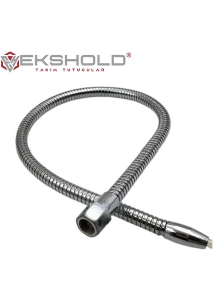 Metal Bor Yağı Hortumu Dış Dişli Erkek 1/4X300