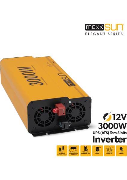 Teknovasyon Arge Tam Sin Ups (Remote Ekran) 12V 3000W