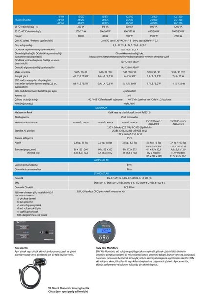 Phoenix Invertör Ve.direct 12 V-375 W