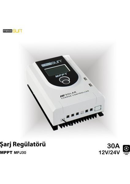 30 AMPER MPPT SOLAR ŞARJ REGÜLATÖRÜ DİJİTAL fırsatları