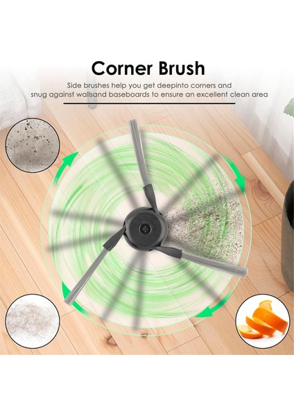 Dreame X40 Ultra/ L10S Pro Ultra Heat/ X30 Ultra/ L10S Ultra Gen 2/ L40 Ultra Elektrikli Süpürge Parçaları Için 10 Adet Yan Fırça (Yurt Dışından) indirimleri