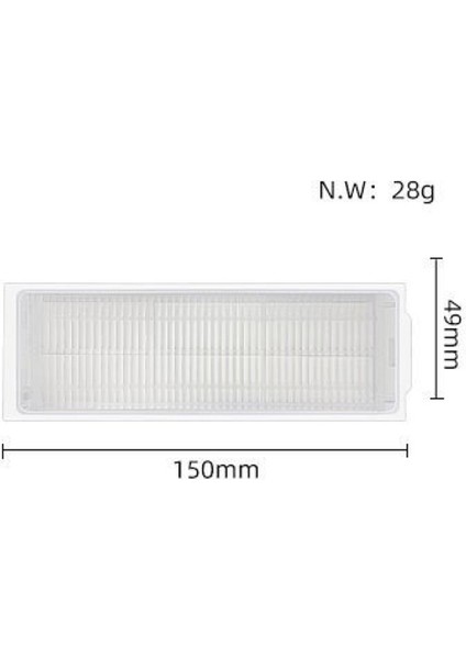 Xiaomi Süpürge ve Mop 3c Aksesuarları STYTJ02YM Süpürge Filtresi Değiştirme Kiti Yedek Sarf Malzemeleri Için Uygundur (Yurt Dışından) fırsatları