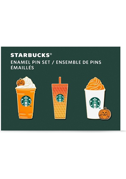 ® Pin Set - Balkabağı Tasarımlı - 11170984