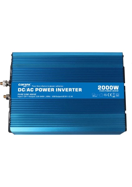 Carspa Lexron 12 Volt 220 Volt Çevirici 2000 Watt Tam Sinus Invertör fiyatları