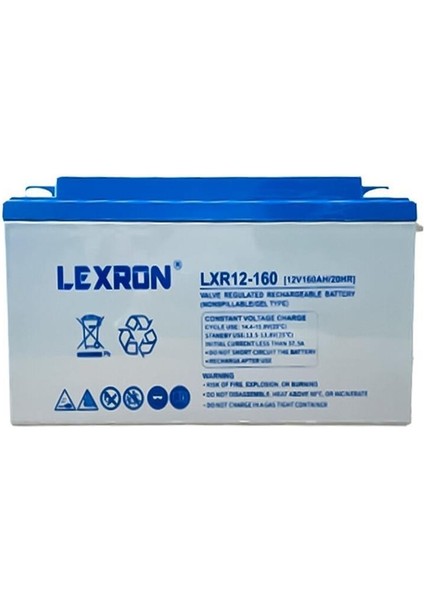 Teknovasyon Arge Lexron 160 Amper Jel Akü