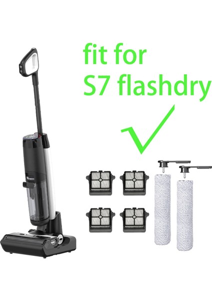 Tineco Floor One S7 Flashdry Islak Kuru Elektrikli Süpürge Aksesuarları Silindir Fırça Hepa Filtresi Için 6 Adet Yedek Parça (Yurt Dışından) modelleri