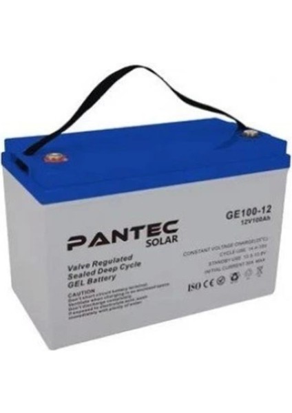 100 Amper Solar Jel Akü Derin Döngü