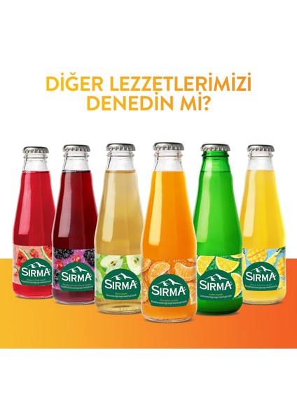 C Vitaminli Elma Aromalı Doğal Maden Suyu 200 ml x 24 Adet