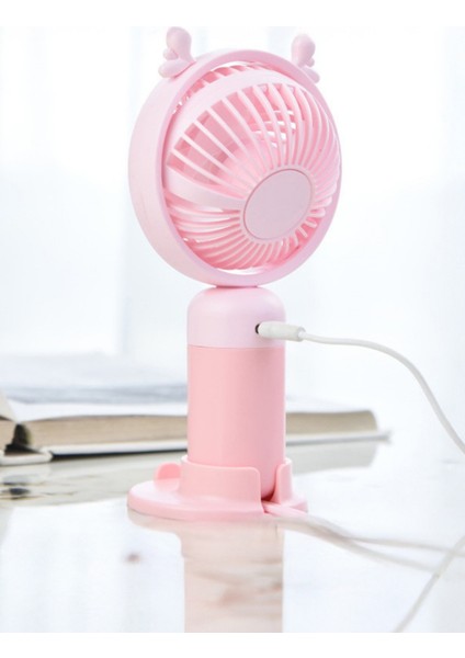 Taşınabililir Mini USB Şarjlı 3 Kademeli El Masaüstü Vantilatör Fan Soğutucu YM88216 fırsatları
