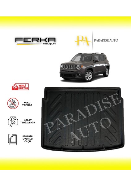 Jeep Renegade 2015 ve Üstü Bagaj Havuzu