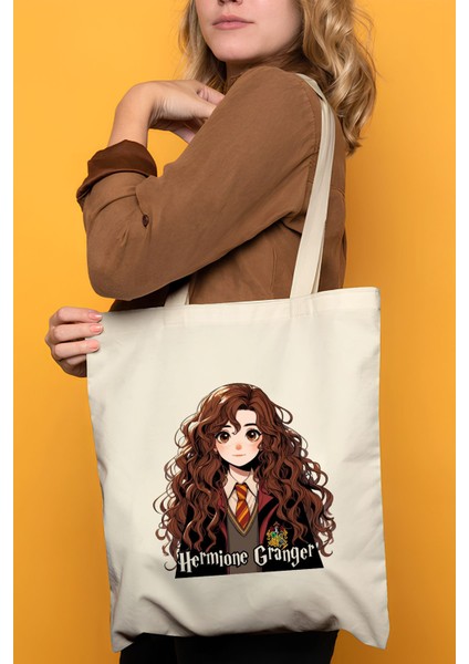 Hermione Granger %100 Pamuk Bez Omuz Çantası