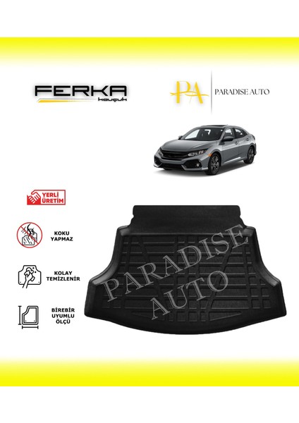 Honda Civic Hatchback 2017-2021 Bagaj Havuzu