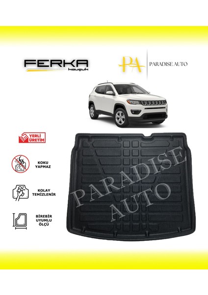 Jeep Compass Alt Kademe 2017 ve Üstü Bagaj Havuzu