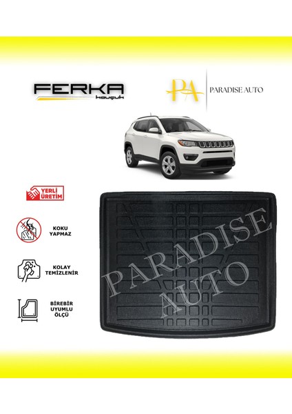 Jeep Compass Üst Kademe 2017 ve Üstü Bagaj Havuzu