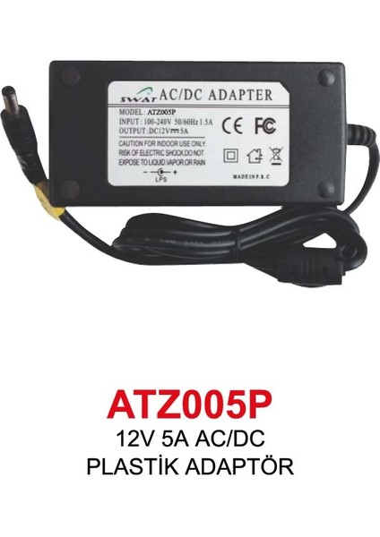 12v 5a Ac/Dc Plastik Adaptör fiyatları