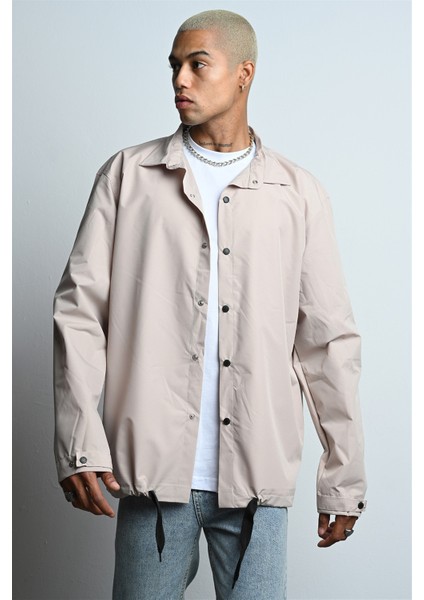 R-3853 Erkek Membranlı Su Geçirmez Yağmurluk Gömlek