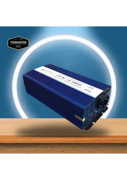 Tam Sinüs Inverter 1000W 24V