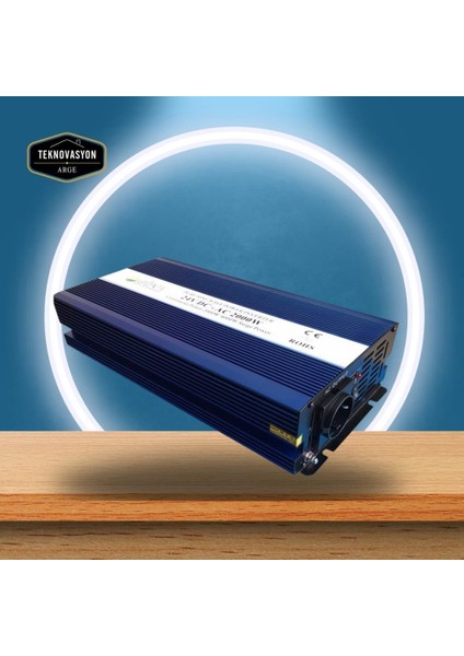 Tam Sinüs Inverter 2000W 24V