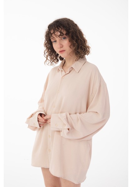 R-6047 Ayaklı Yaka Uzun Kol Aerobin Gömlek modelleri