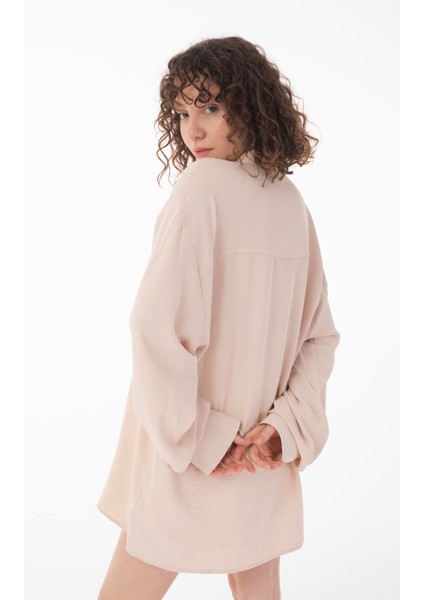 R-6047 Ayaklı Yaka Uzun Kol Aerobin Gömlek fırsatları