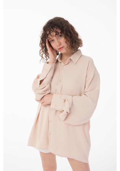 R-6047 Ayaklı Yaka Uzun Kol Aerobin Gömlek indirimleri