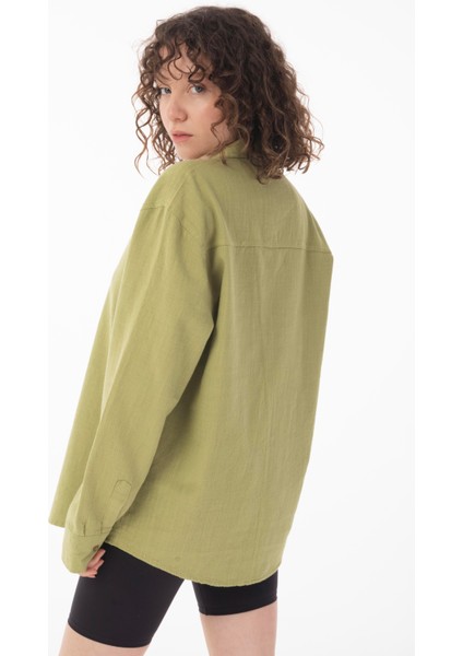 R-6059 Gizli Pat Detaylı Uzun Kol Gömlek fırsatları