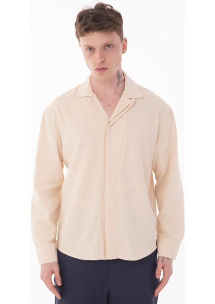 R-6059 Gizli Pat Detaylı Uzun Kol Gömlek fiyatları