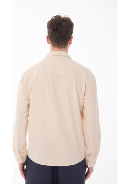 R-6059 Gizli Pat Detaylı Uzun Kol Gömlek fırsatları