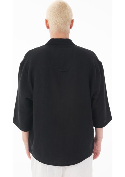 R-6049 Ayaklı Yaka Fakir Kol Müslin Gömlek fırsatları