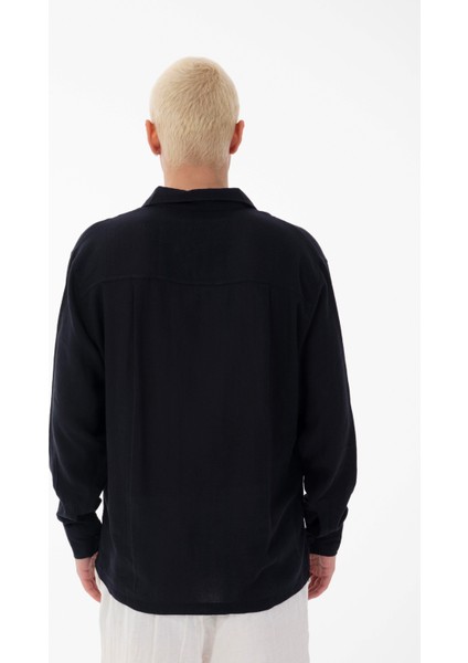 R-6054 Ayaklı Yaka Tek Cep Detaylı Uzun Kol Etamin Gömlek fırsatları