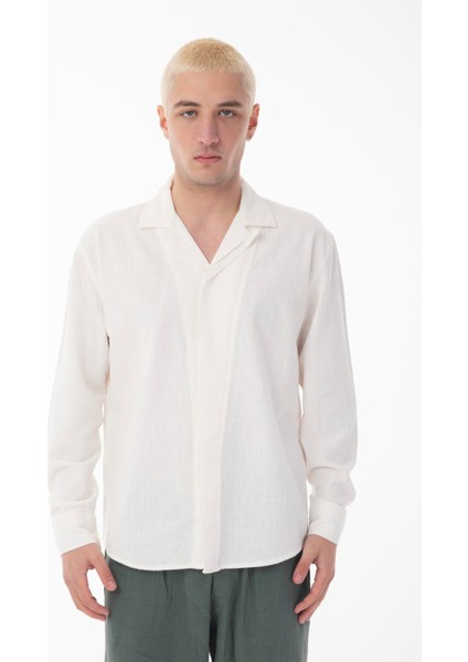 R-6059 Gizli Pat Detaylı Uzun Kol Gömlek fiyatları