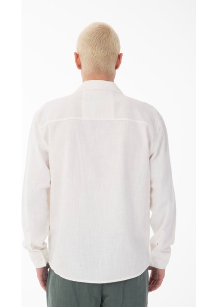 R-6059 Gizli Pat Detaylı Uzun Kol Gömlek fırsatları