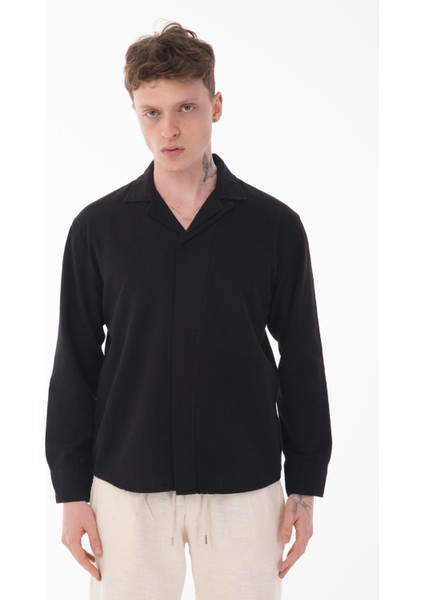 R-6059 Gizli Pat Detaylı Uzun Kol Gömlek fiyatları