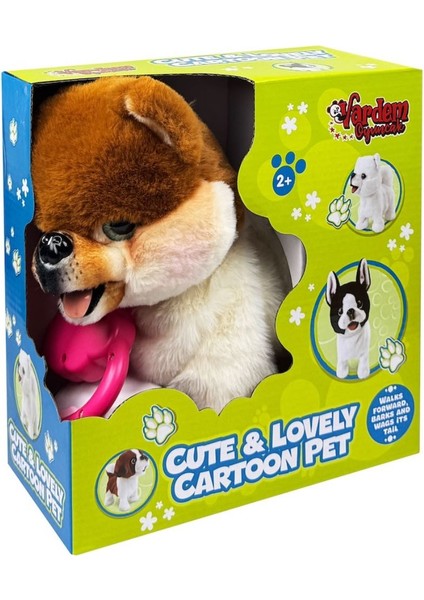 Peluş Tasmalı Yürüyen-Havlayan Pomeranian Köpek fiyatları