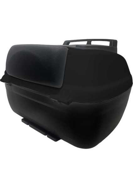 XT60-B 40 Litre Motosiklet Arka Çanta Siyah Su Geçirmez ABS Top Case Bagaj Üniversal fırsatları