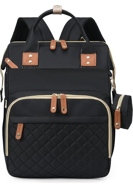 Yatak Çantası 2023 Yeni Anne Anne Bebek Çantası Çok Fonksiyonlu Saklama Bebek Biberon Yalıtım Çantası (Yurt Dışından)