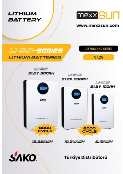 Teknovasyon Arge Li-Sun 51,2V-200AH (Lifepo4) fırsatları