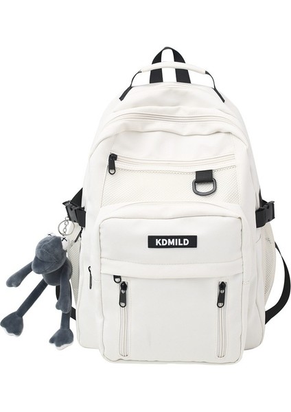 Okul Çantası Erkek ve Kadın Lise Üniversite Öğrencileri Tüm Maç Büyük Kapasiteli Çok Katmanlı Sırt Çantası (Yurt Dışından)