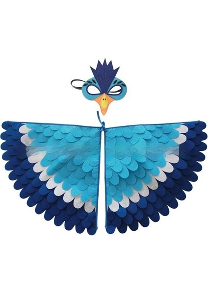 Noel Keçe Kuş Kanatları Pelerin Çocuk Süslemeleri (Yurt Dışından)