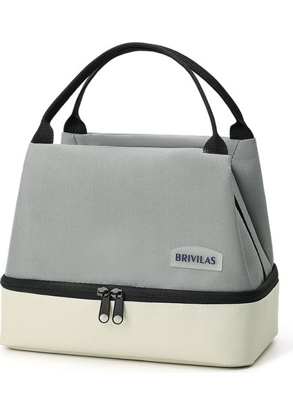 Yeni Çift Katmanlı Dış Mekan Öğle Yemeği Çantası, Taze Tutma ve Isı Yalıtım Çantası, Büyük Kapasiteli Termal Öğle Yemeği Çantası (Yurt Dışından)