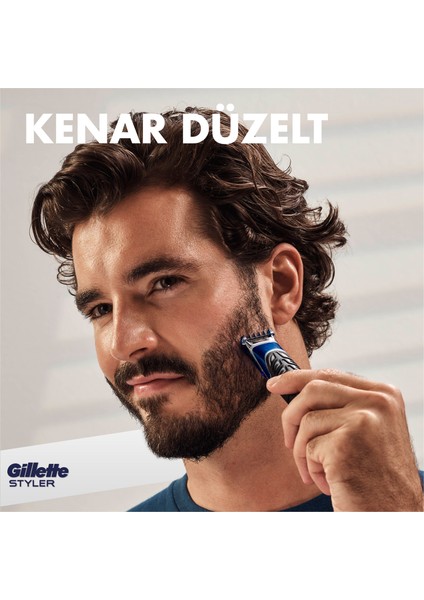 Fusion Styler 4'ü 1 Arada Hassas Vücut Tüyü ve Sakal Düzeltici Tıraş Makinesi ve Kenar Düzeltici