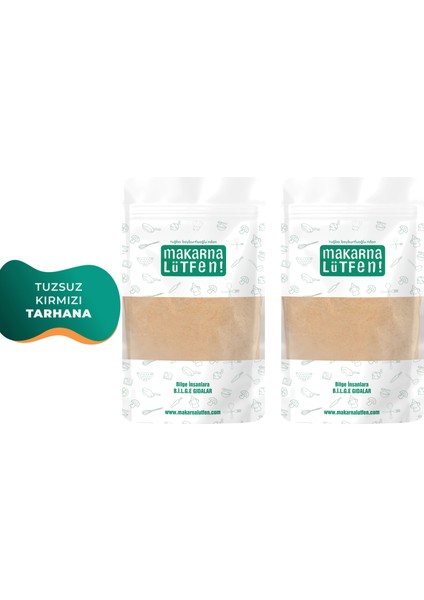 Avantajlı 2 Li Tuzsuz Kırmızı Tarhana (2x200 g) fiyatları