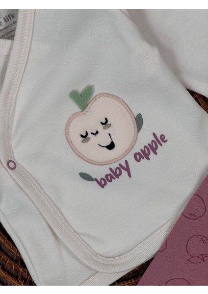 Mevsimlik Yenidoğan 5li Bisiklet Yaka Kız Bebek Hastane Çıkış Seti fiyatları